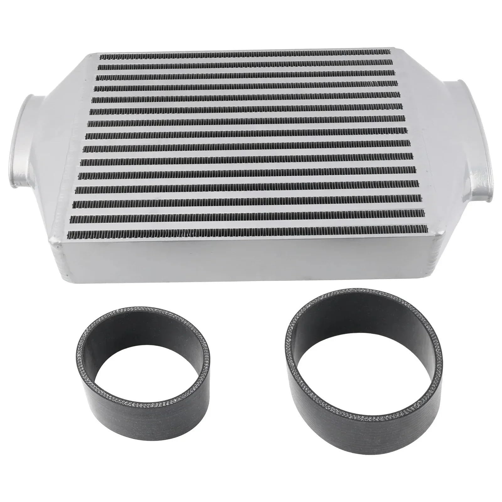Hgddbae Dark Grey Cooled Intercooler Turbo Intercooler Fit For Mini Cooper S R53/R52 (2002-2006) 1.6L Supercharger Mount Intercooler(Dark Grey)