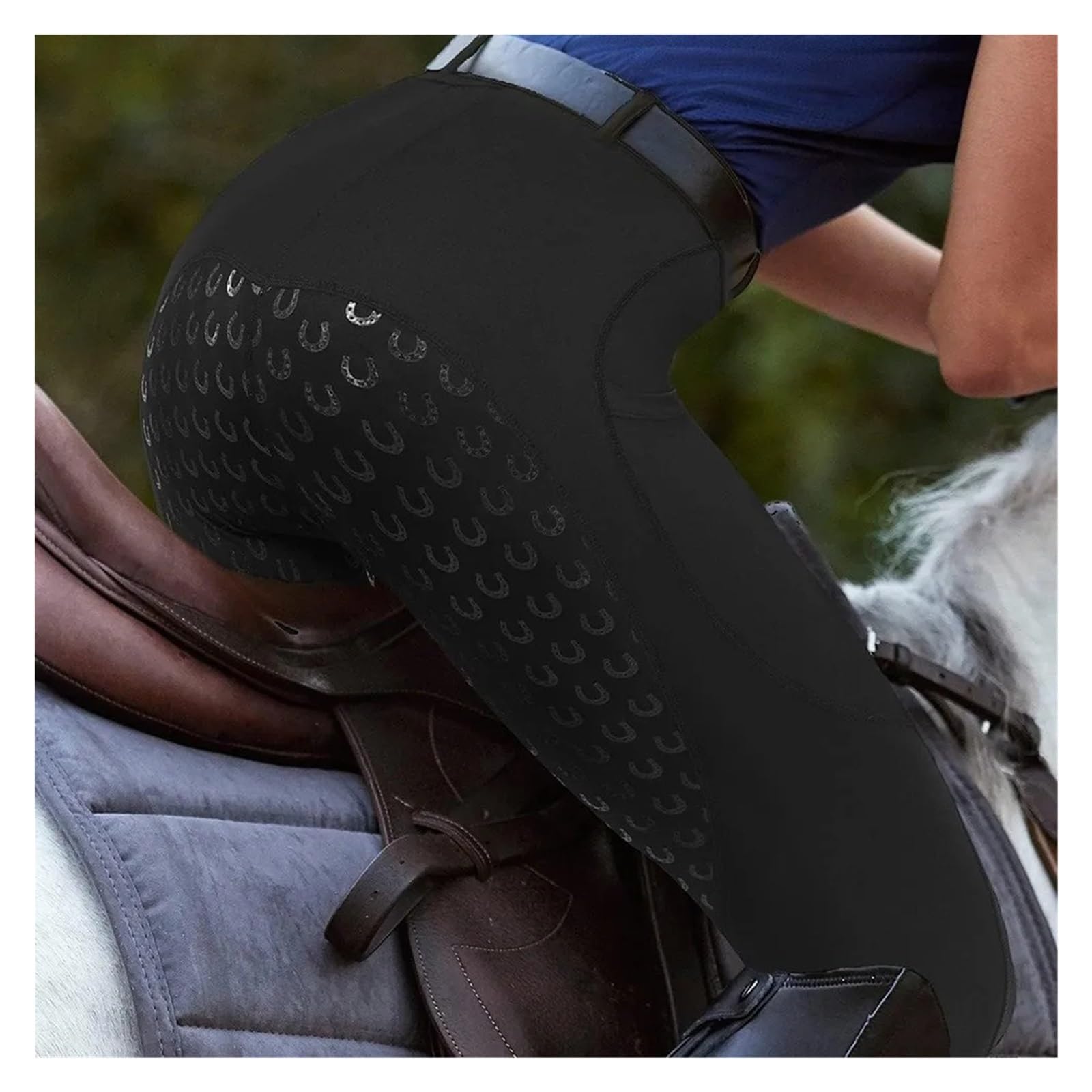 Reithose, rutschfeste Silikon, Stretch, for Erwachsene, tägliche Trainingshose Für Reitsport