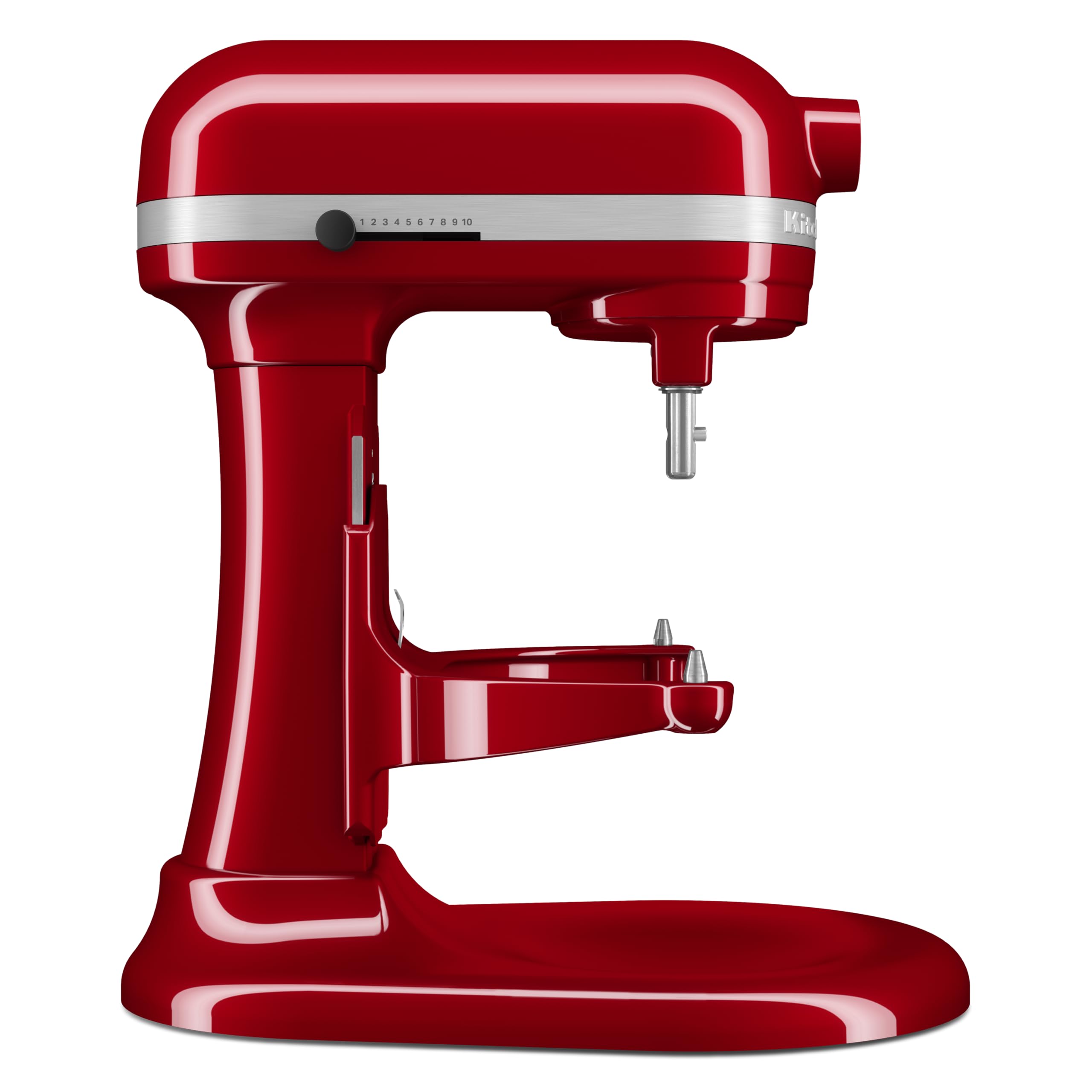 KitchenAid Robot Pâtissier Heavy Duty 5.2L, Corps & Engrenages Tout Métal, 11 Vitesses, Flex Edge, 67 Points de Contact, Rouge Empire