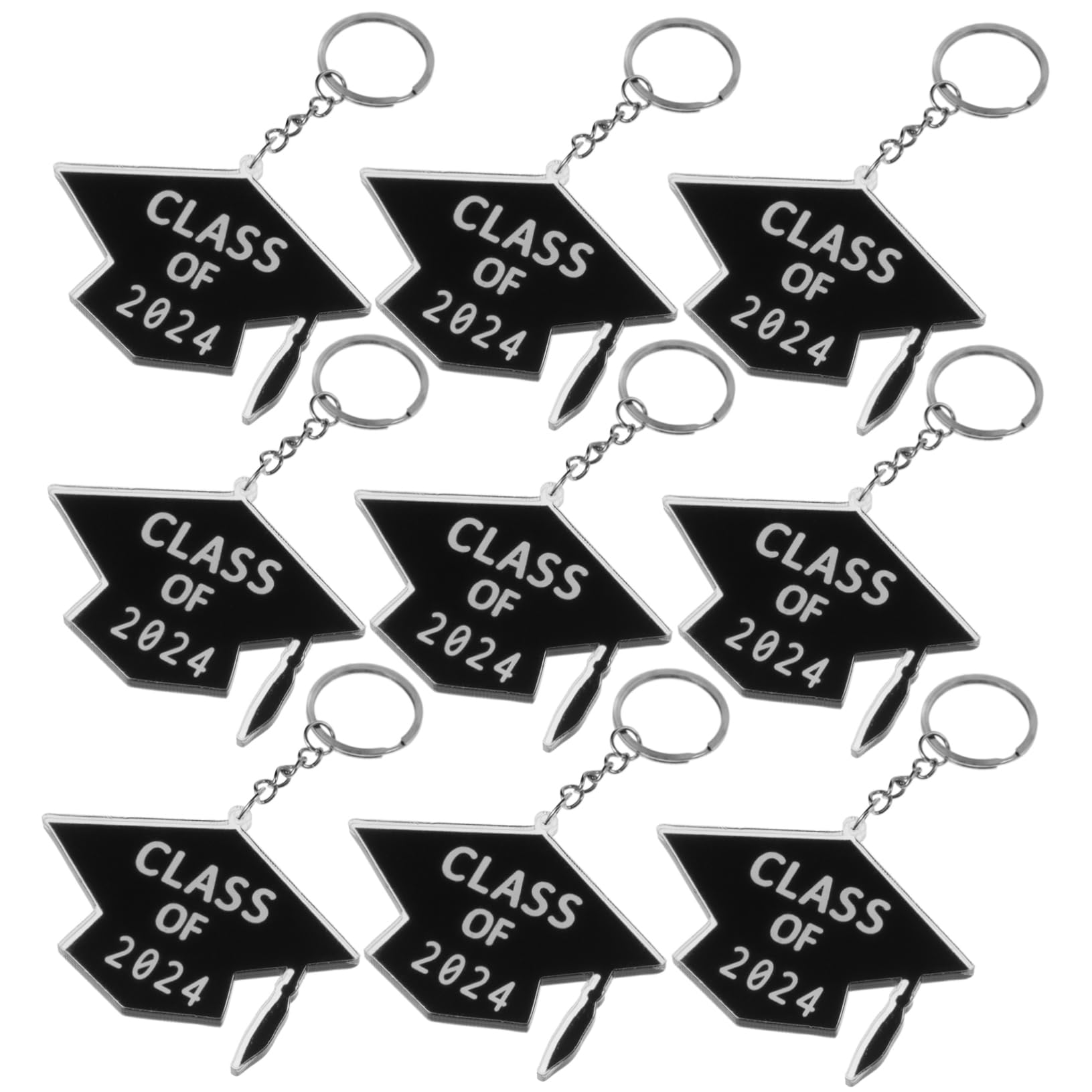 33piezas Llavero De Graduación De Diseño Creativo y Práctico Para Fiestas De Graduación Accesorios Para Estudiantes Memorables y Decoración De Llaves