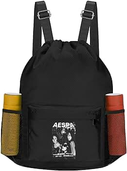 Amazon.co.jp: [ネリムコック] Aespa 巾着バッグ 巾着袋 ジムサック