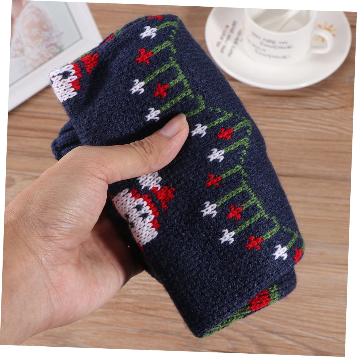 Sosoport 3pièces Pull à pour Chiens Vêtement Maille pour Animaux De Compagnie Manteau Hiver Douillet pour Chiens Bleu