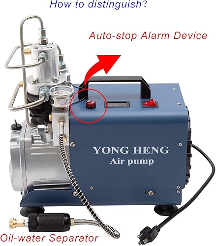 Miniatura 3 de INTSUPERMAI Compresor de aire eléctrico 30MPA 4500PSI Bomba de aire eléctrica de alta presión con refrigeración por agua para equipos de inflación