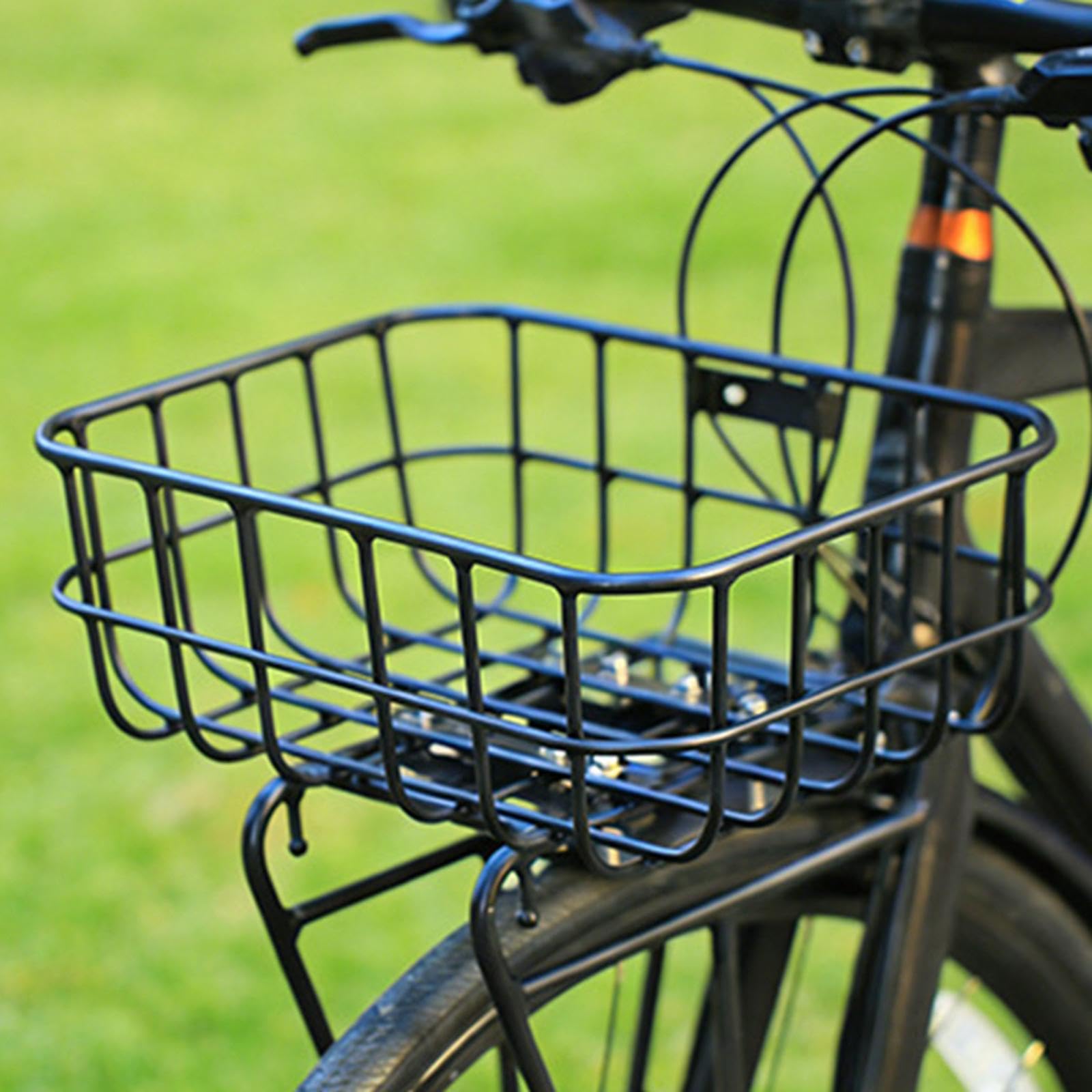 Gralara Portapacchi Anteriore per Bicicletta, Organizer, di, per Uomo e Donna, Pratico, Robusto e Durevole, Cestino per Bicicletta in Lega di