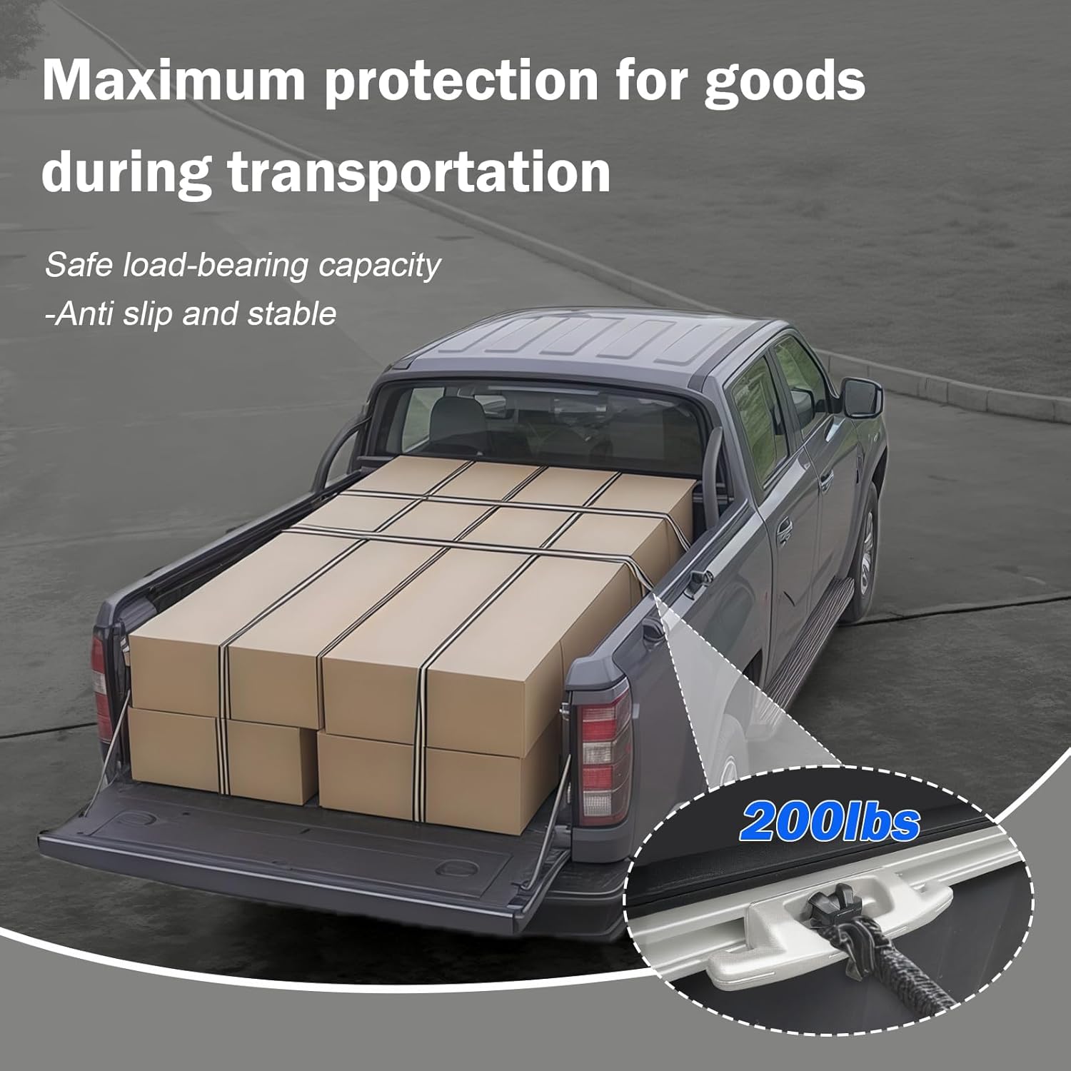 999T7-W3900 Titan Bed Cleat Tie Down Anchor 4PCS for 2016-2024 Nissan Titan with Titan Box,Heavy-Duty Truck Bed Cargo Securing Accessory for Load Management,Replaces 999T7-W3800