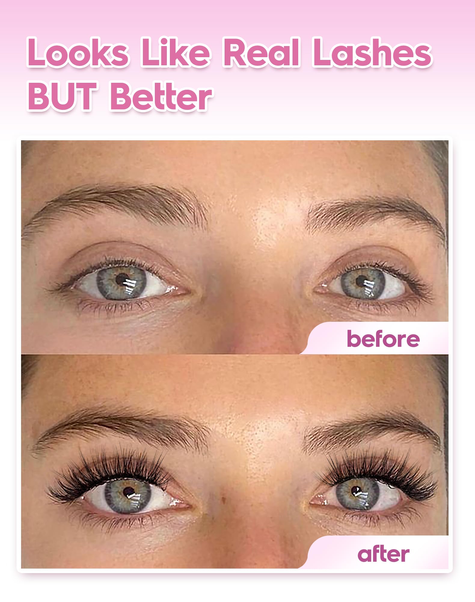 Short Lash Clusters Wispy C Curl Eyelash Clusters Volume Individual Eyelashes Natural Cluster Eyelash Extensions Natural Looking Cluster Lashes by Jiocolor(C Curl, 8-14mm)