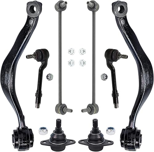 Miniatura 209 de Detroit Axle - Kit de suspensión frontal de 8 piezas para Chevy Aveo Aveo5 Pontiac G3 Wave Wave5 Suzuki Swift+ 2 brazos de control inferiores con