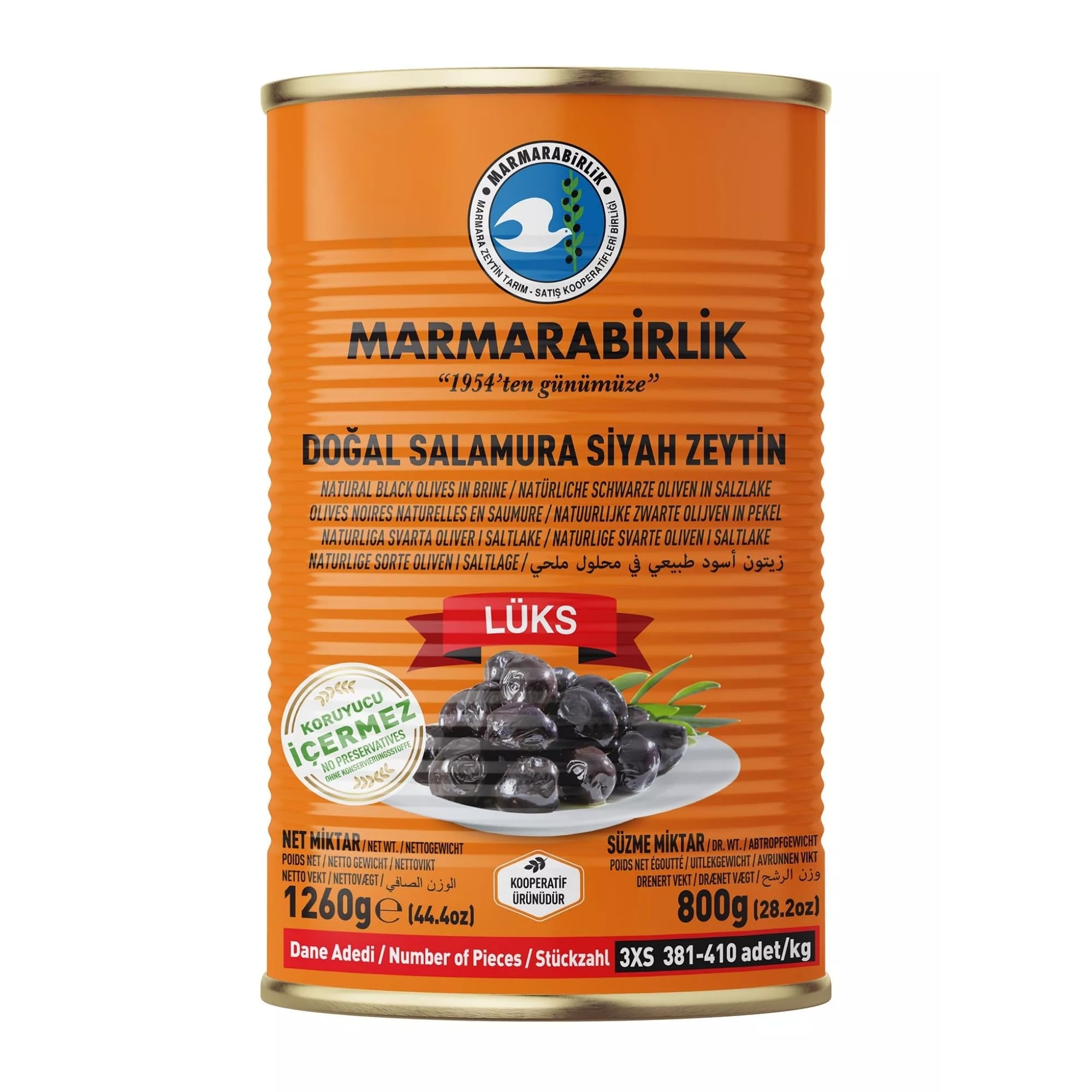 Marmarabirlik Lüks Salamura 3XS (381-410) 800g