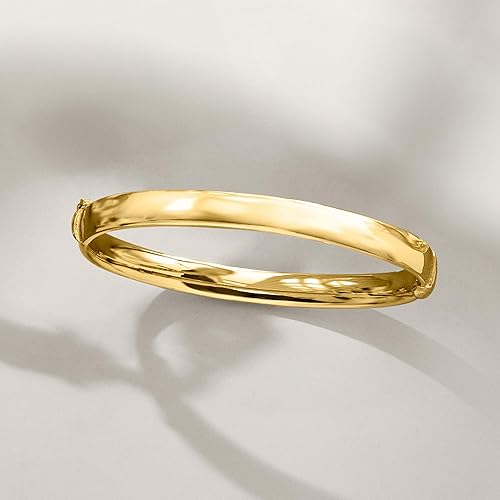 Miniatura 3 de Ross-Simons 6mm 18kt Gold Over Sterling Oval Bangle Bracelet