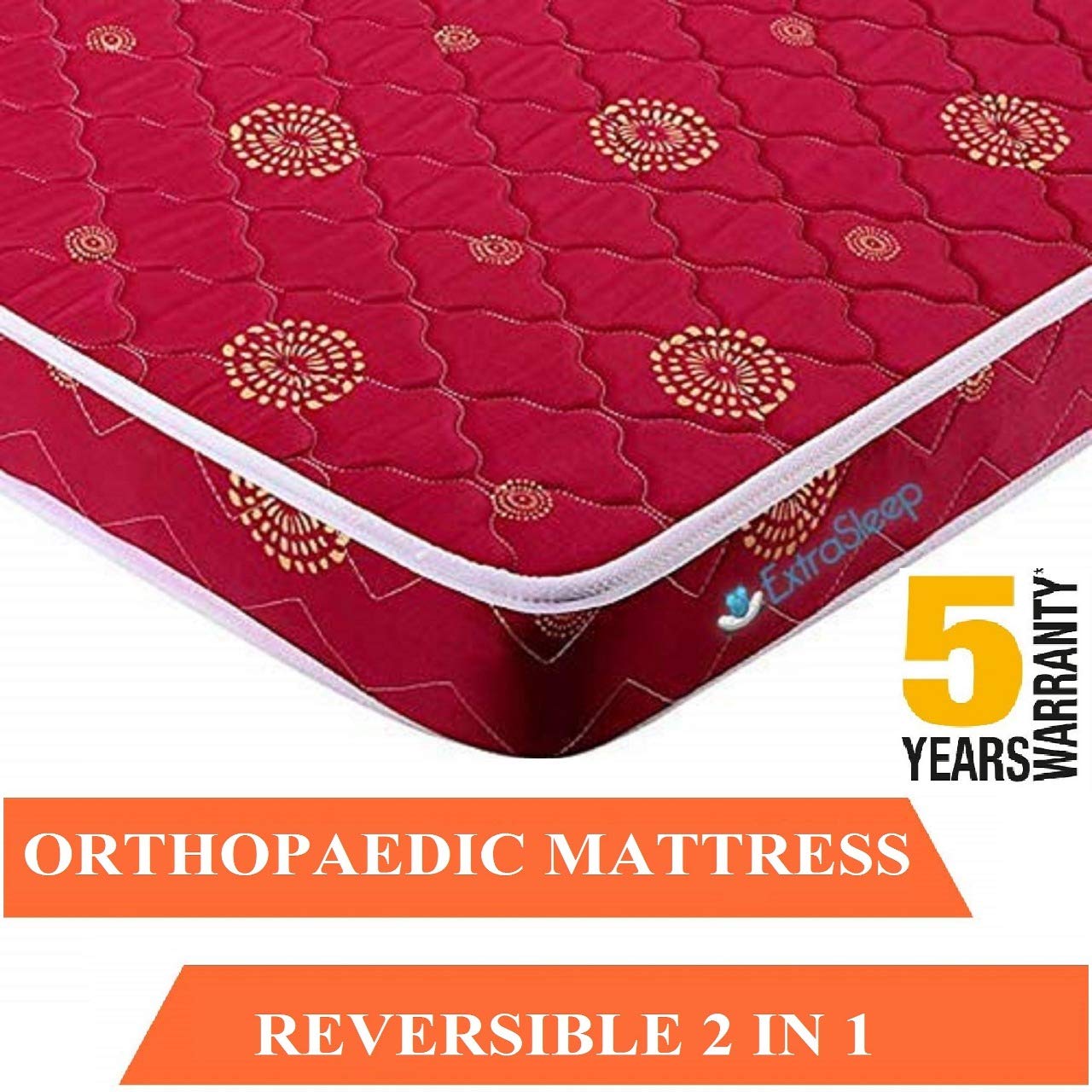 Extra Sleep Dual Comfort Mattress Hard & Soft, Diwan Bed Size