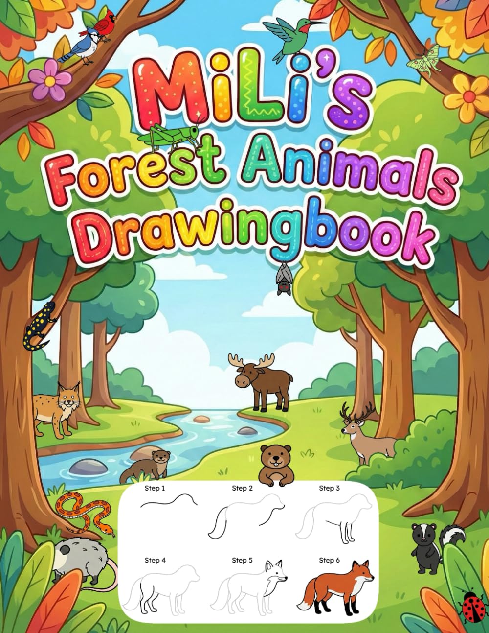 MiLi's Forest Animals Drawingbook (MiLi's Animal Explorers Collection)