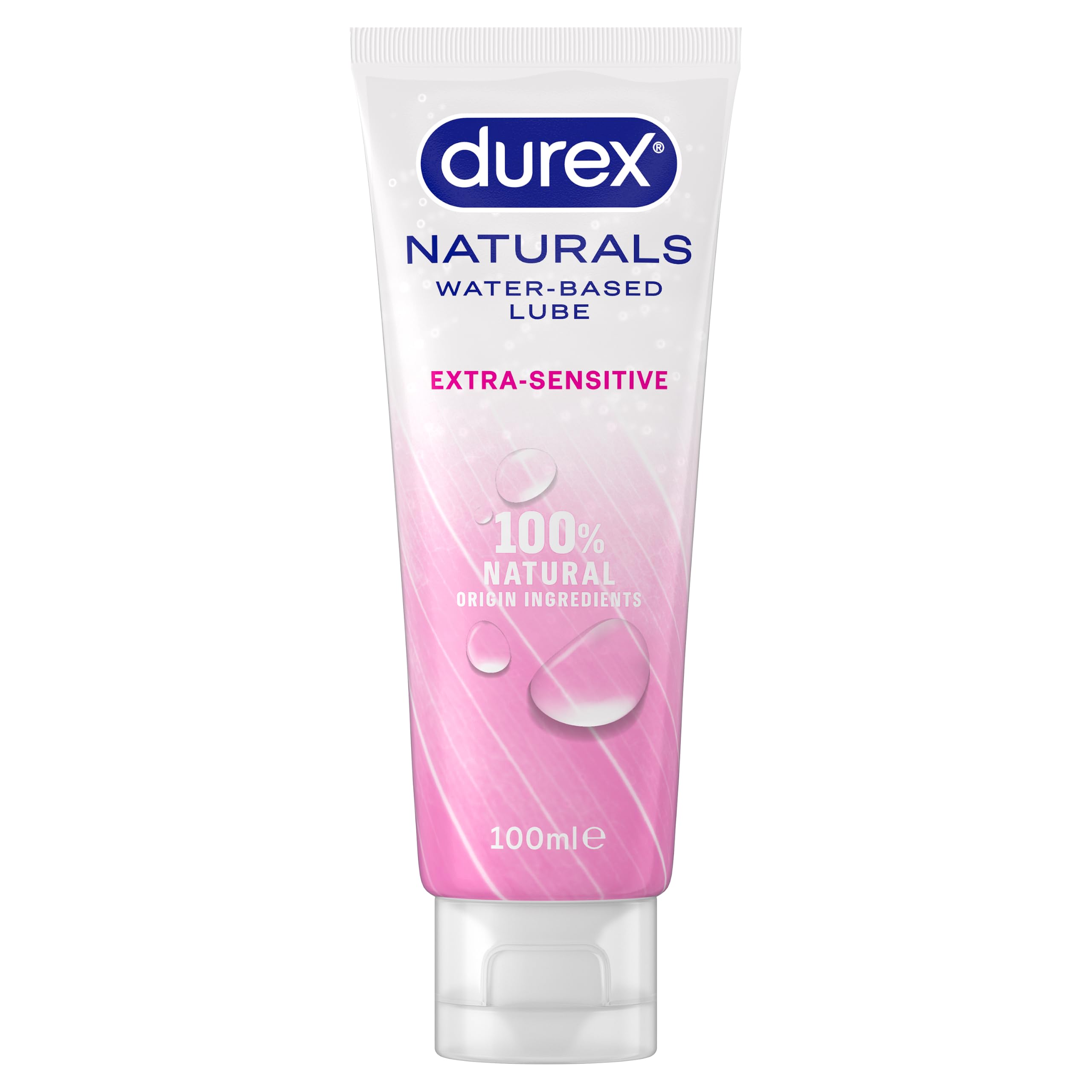 Durex Naturals Extra Sensitive, 100ml, Water Based Lube, Aloe Vera, Gentle