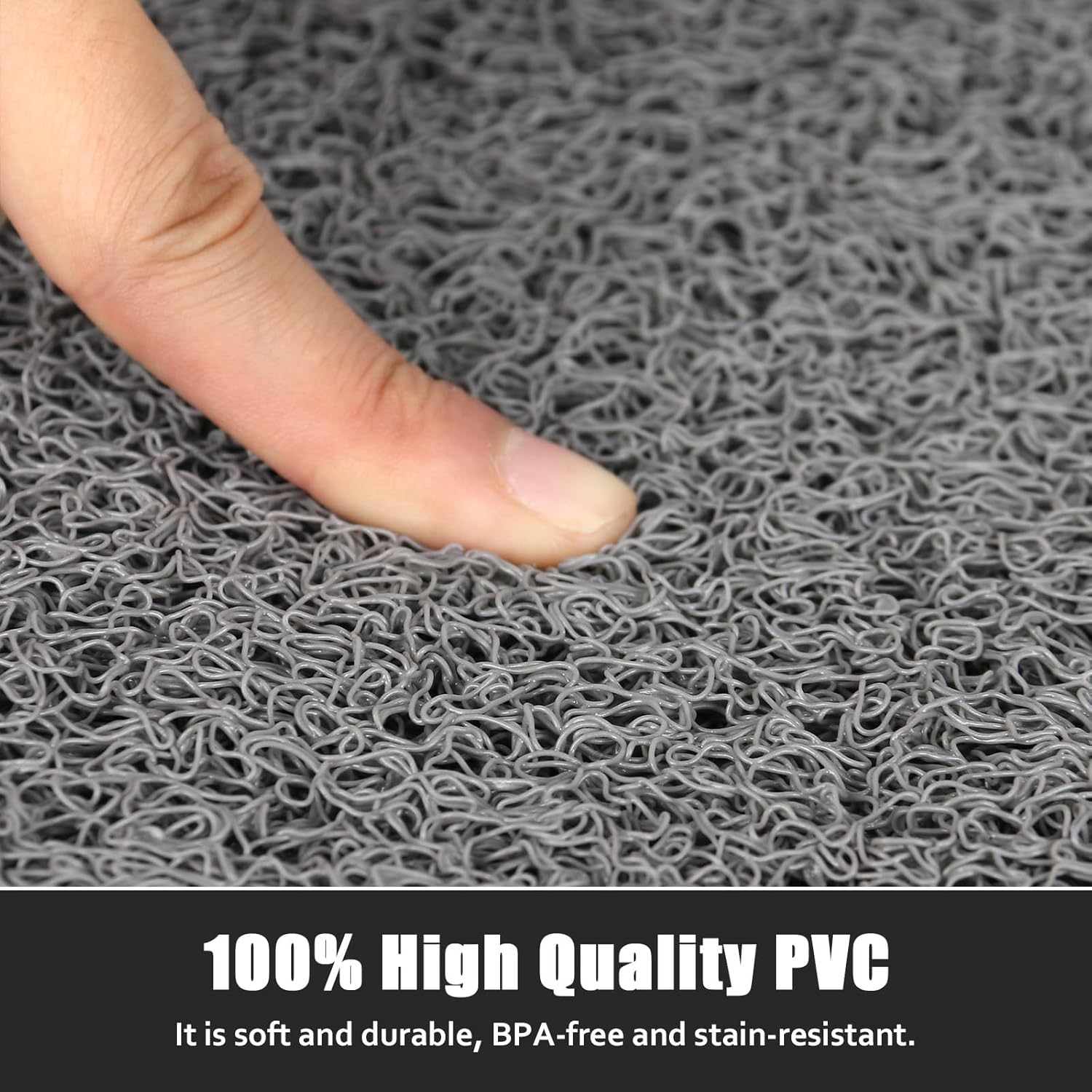 ZOESOE Square Shower Mat Non Slip: 36x36 Inch Large Shower Mats for Inside Shower with Drain Hole in Center, Super Soft PVC Loofah Massage Shower Stall Mat, Anti Slip Shower Floor Mat, Quick Drying