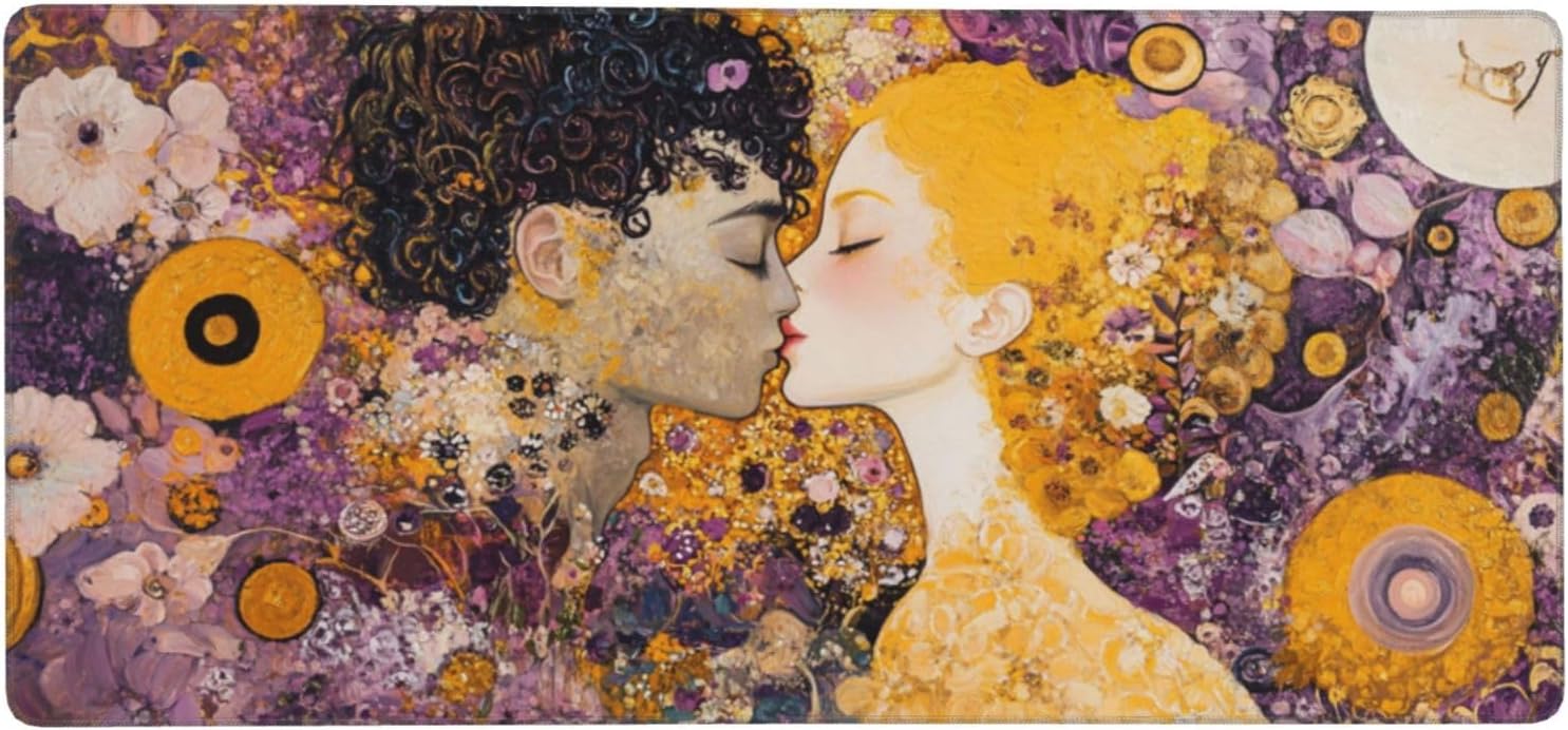 Mouse Mat Couple, Large Gaming Mouse Pad 800x300x3 mm, Abstract XXL