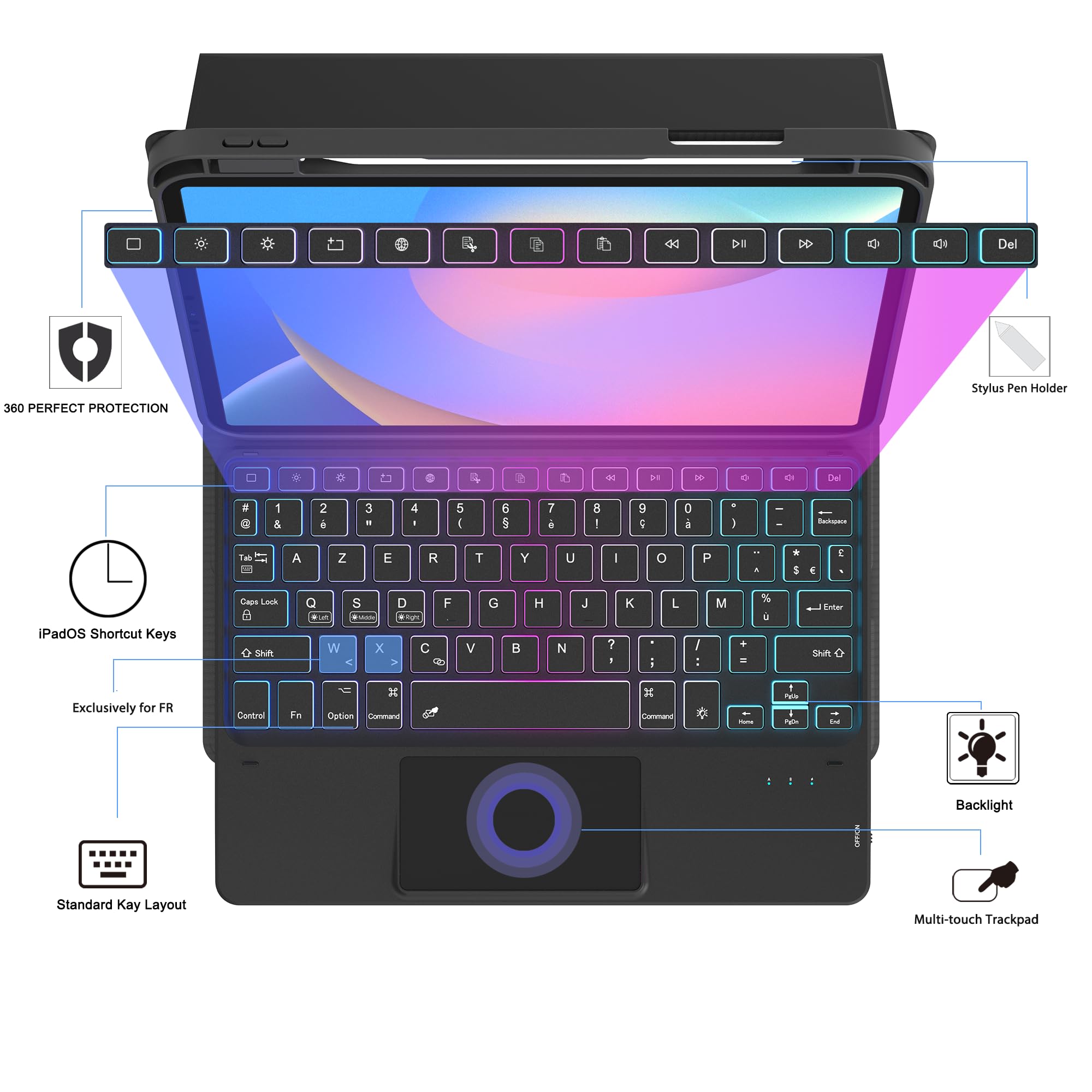 Tastiera Con Poggiapolsi E Touchpad Per HP Pavilion 17-BY0010CA, 17-BY1003CA, 17-BY0015CA - Nuova, Aperta Ma Mai Usata