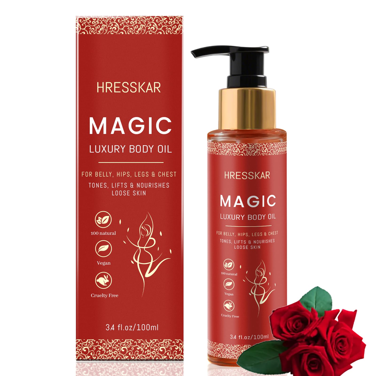Snapklik.com : Magic Body Firming Oil - Skin Tightening Treatment For