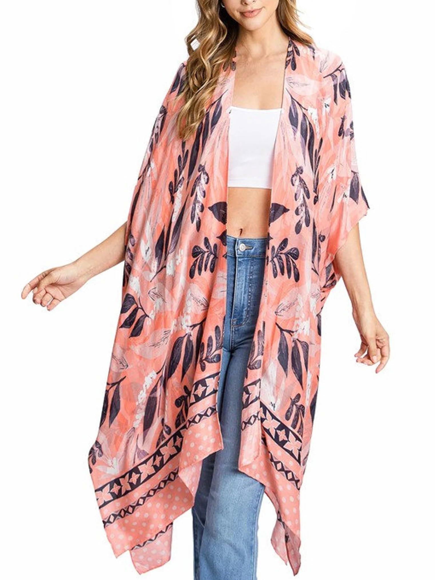 Spicy Sandia Women’s Oversized Boho Kimonos Lightweight Summer Cardigans