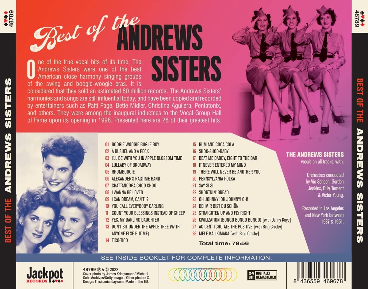 Best of the Andrew Sisters