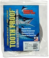 Vista 36 de AFW Alambre Líder Duro de Una Hebra de Acero Inoxidable a Prueba de Dientes - Brillante y Camuflaje para Tiburón, Barracuda, Caballa Real, Wahoo