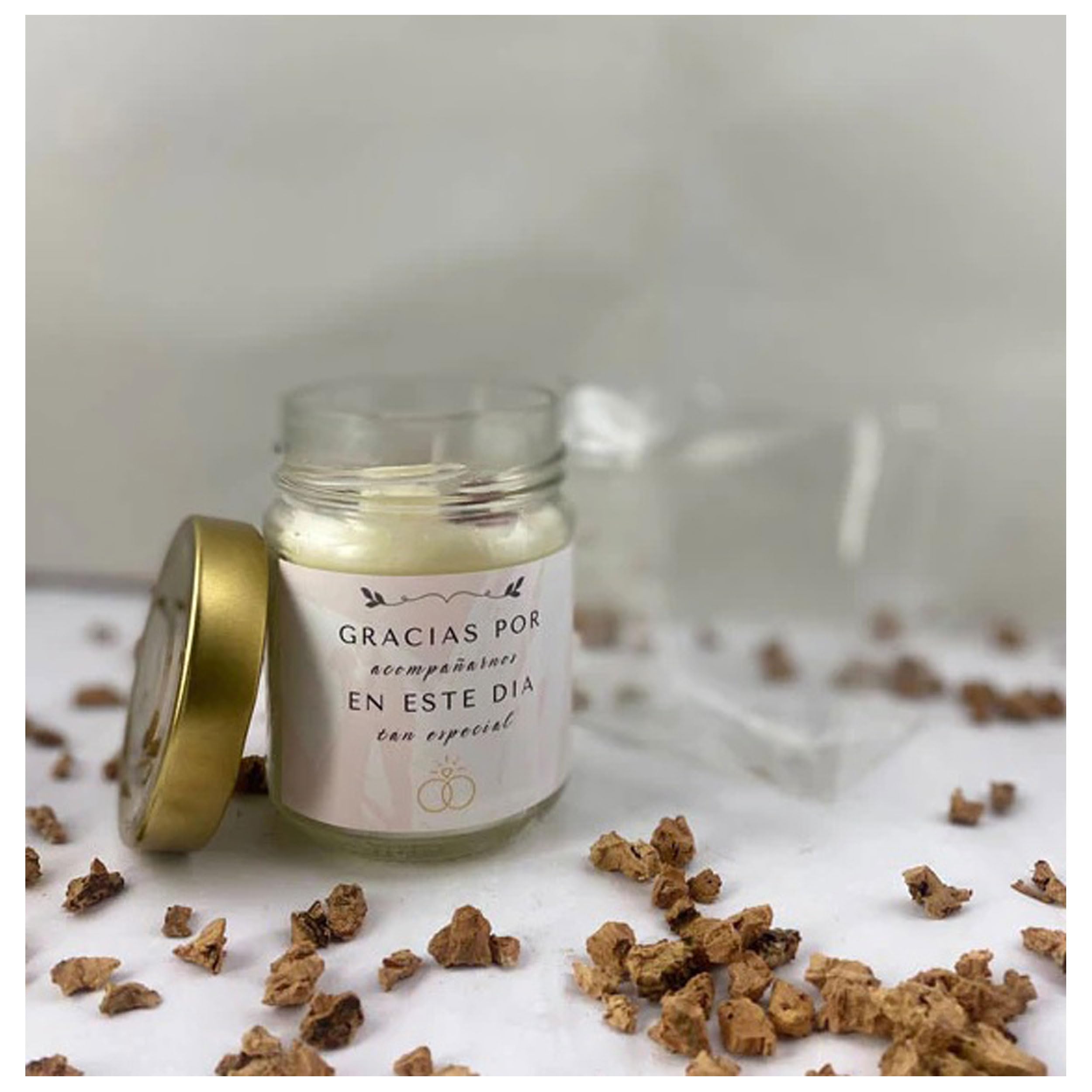 Vela Aromática Personalizable Regalo de Boda para Invitados