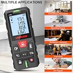 LASELION LT70 Laser Distance Meter – 70m (229ft) Range, High Accuracy, Multiple Measurement Modes, Built-in Level Bubble, and Mute Function (229ft)