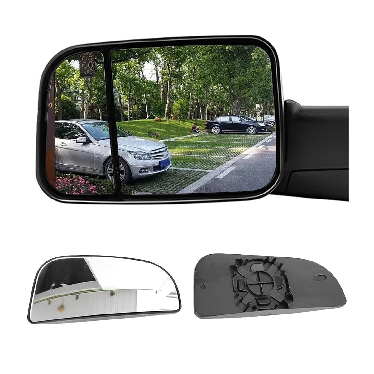 8sanlione Automotive Exterior Mirror Replacement Glass