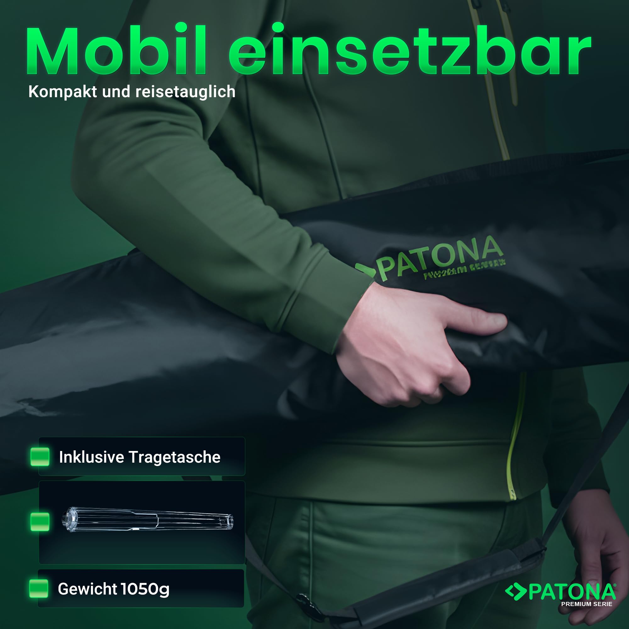 PATONA Wysokiej jakości softbox 65 cm | okrągły softbox z przyłączem Bowens i torbą do przenoszenia | szybki montaż do fotografii, wideografii, portretów, fotografii produktów i studyjnych
