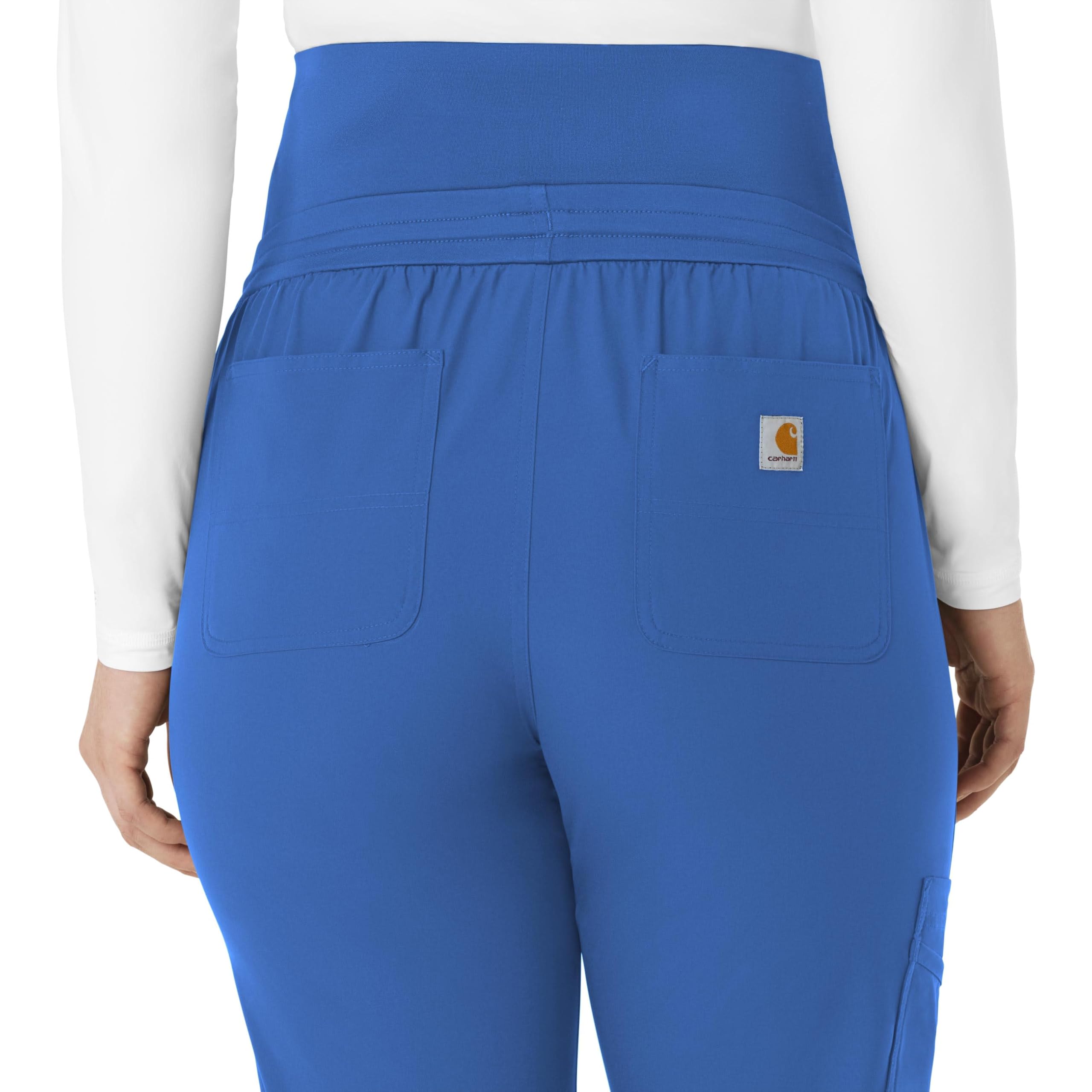 Carhartt Women's Maternity Jogger Scrub Pant - Royal, XL