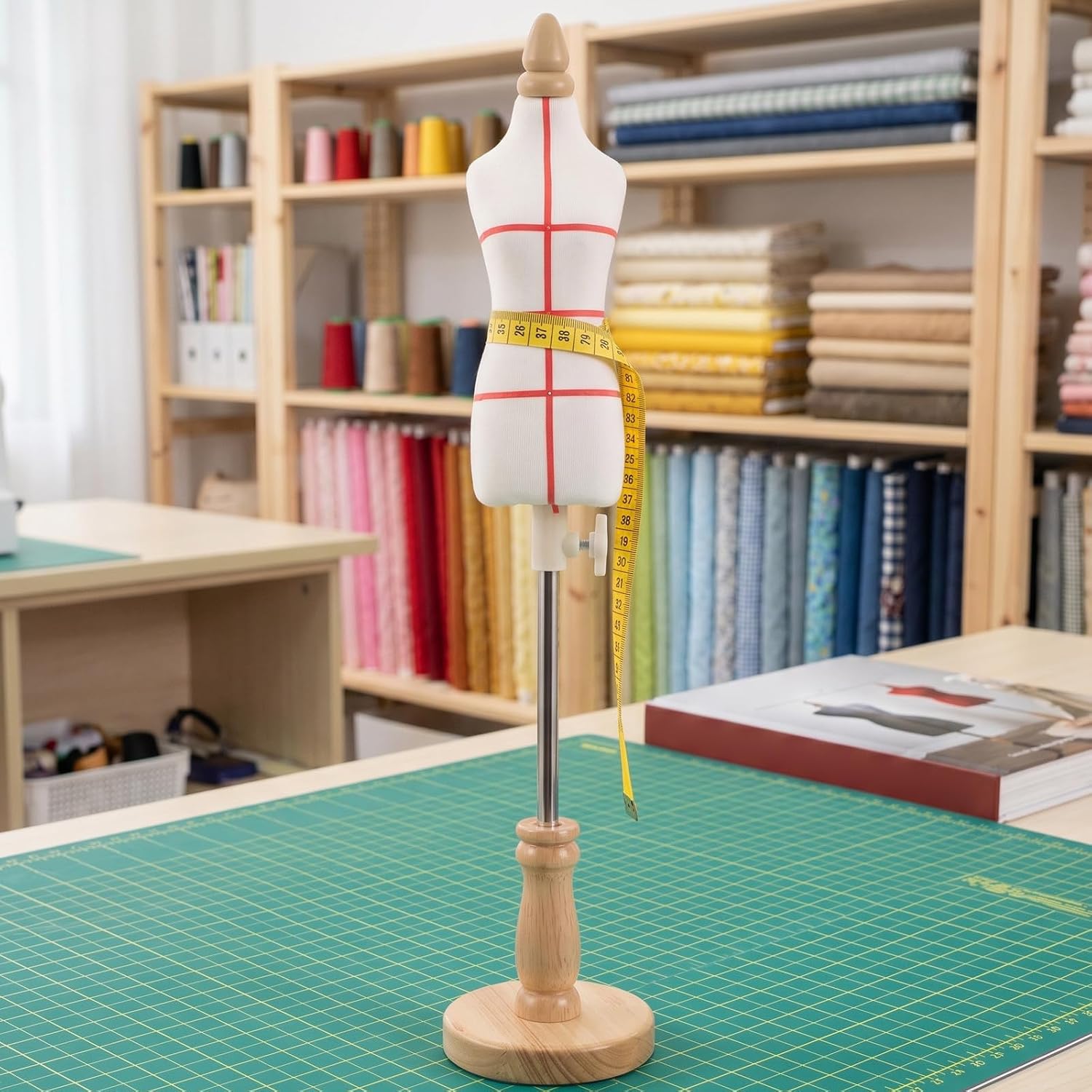 Quarter Scale Dress Form Mannequin for Students, Sewing Practice
