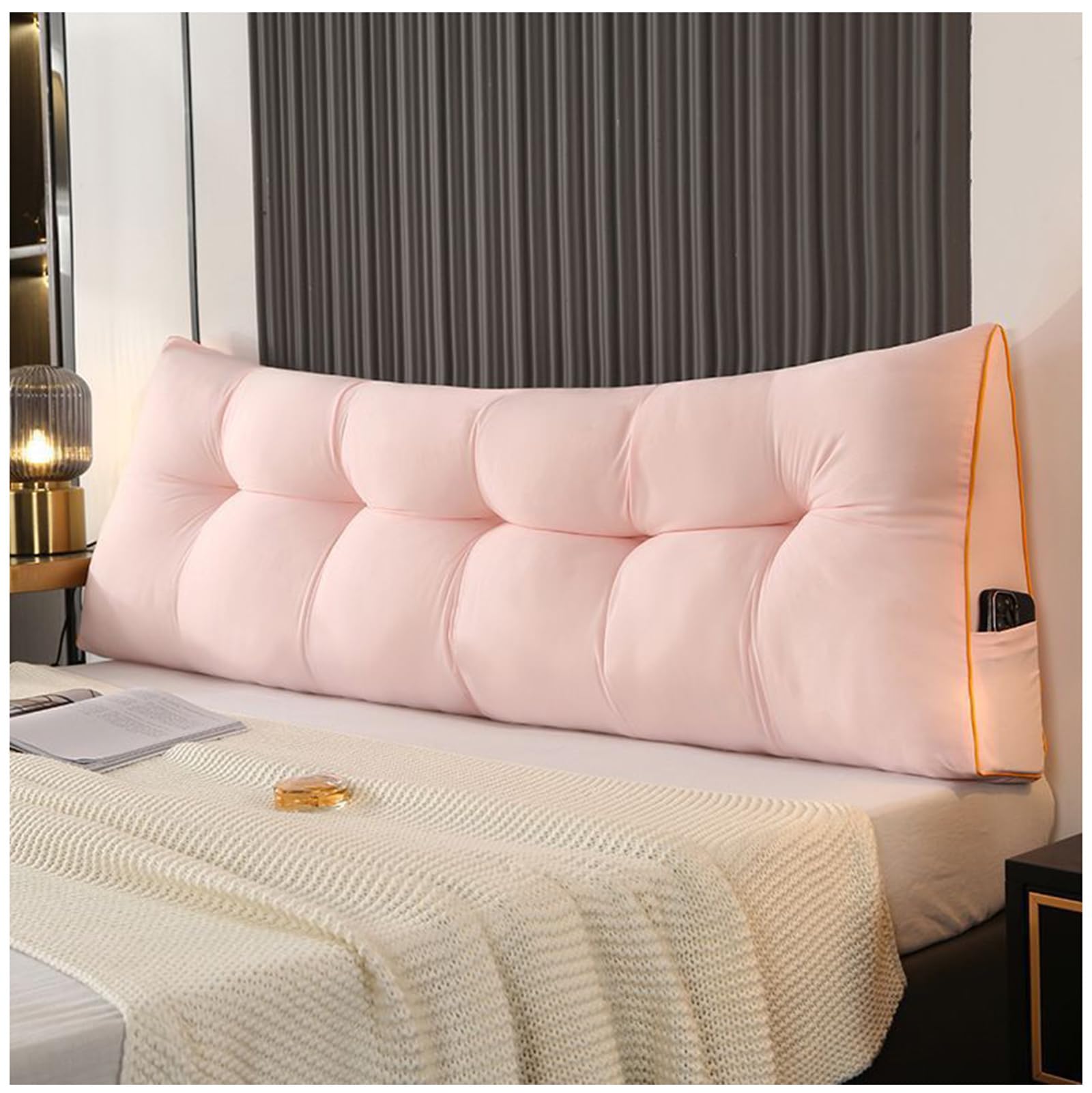 Coussin traversin pour soutien du dos et cale de lit grand format contre la fatigue