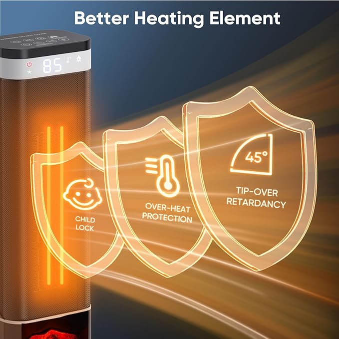 Calefactor Eléctrico Portátil Cerámico 1500W 120V miniatura 8