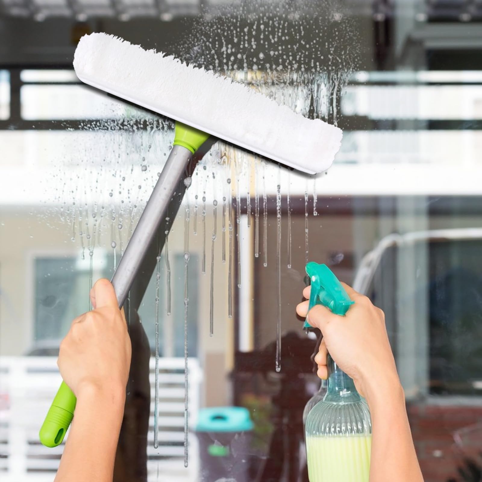 Attrezzo In Microfibra Per Pulizia Tapparelle Finestre Caraselle - A