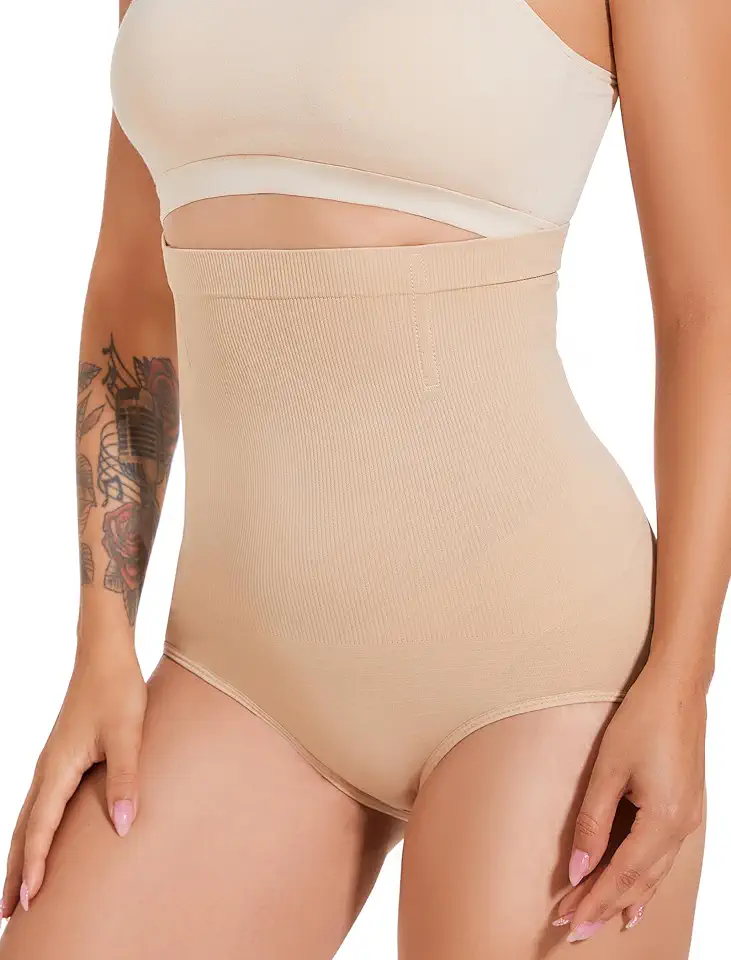 SURE YOU LIKE Tummy Control Shapewear for Women High Waist Seamless Body Shaper Underwear Panties