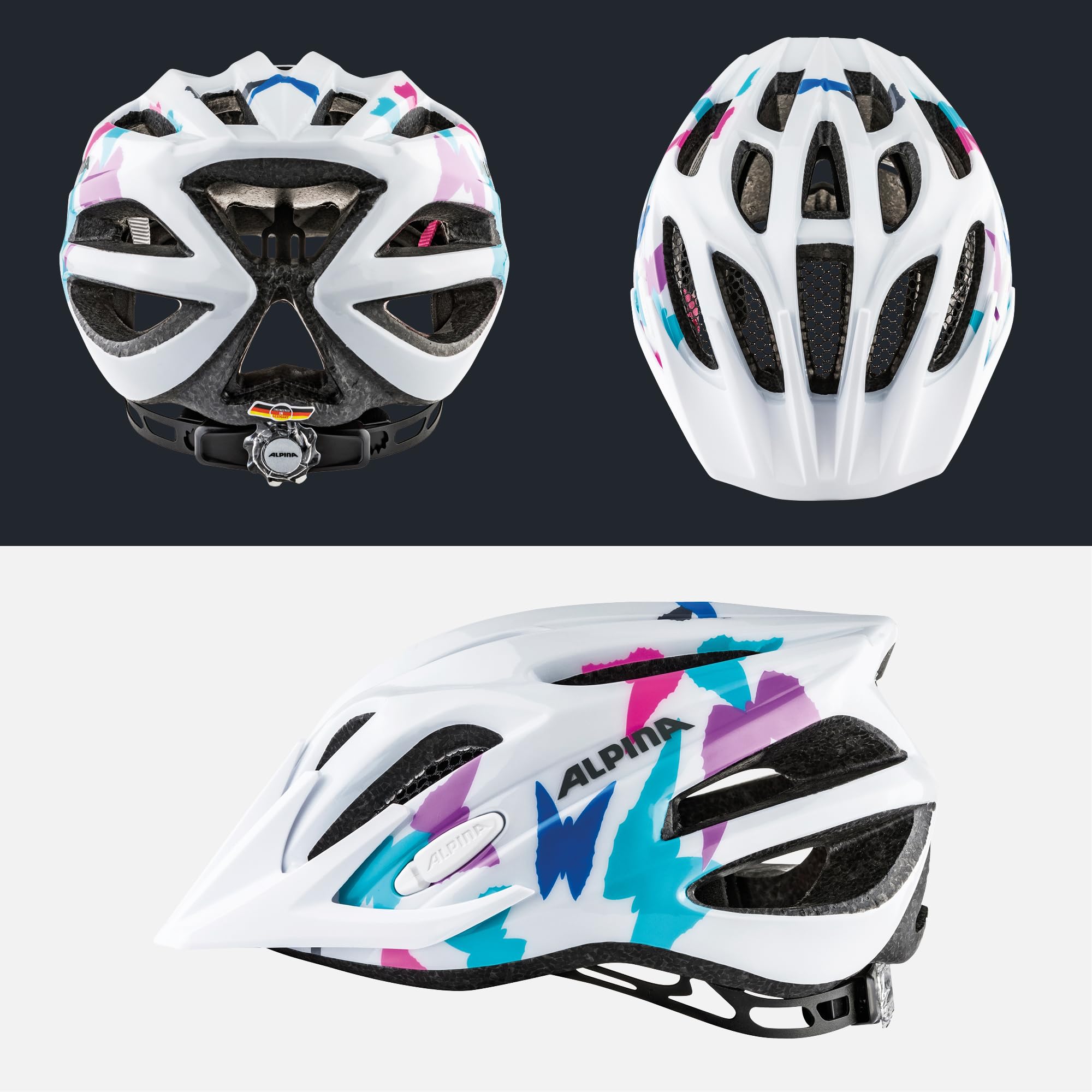 ALPINA FB JR. 2.0 - Stoßabsorbierender, Leichter & Stabiler Fahrradhelm Mit nachrüstbarem LED Für Kinder