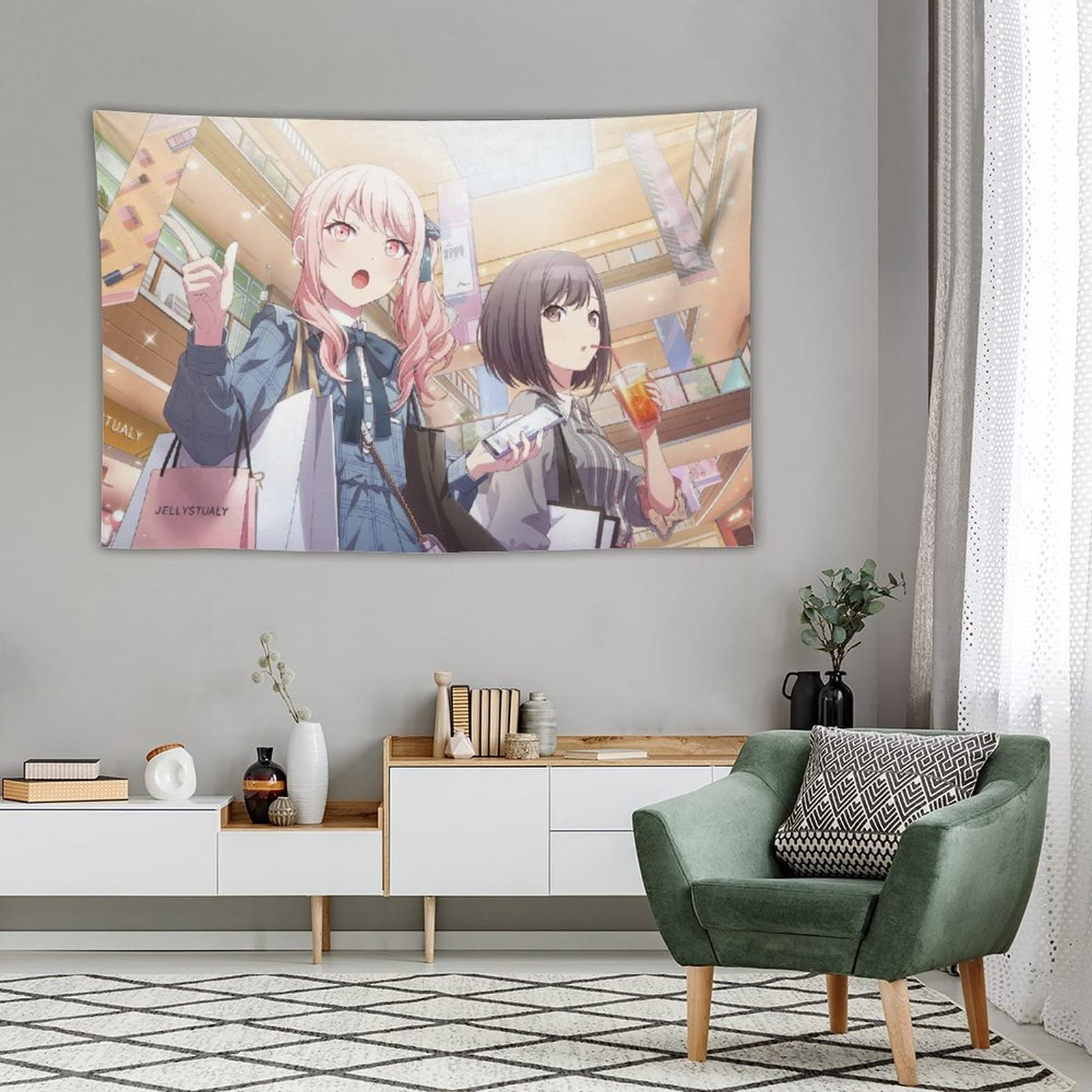 Amazon.co.jp: 暁山瑞希 東雲絵名 タペストリー アニメ タペストリー