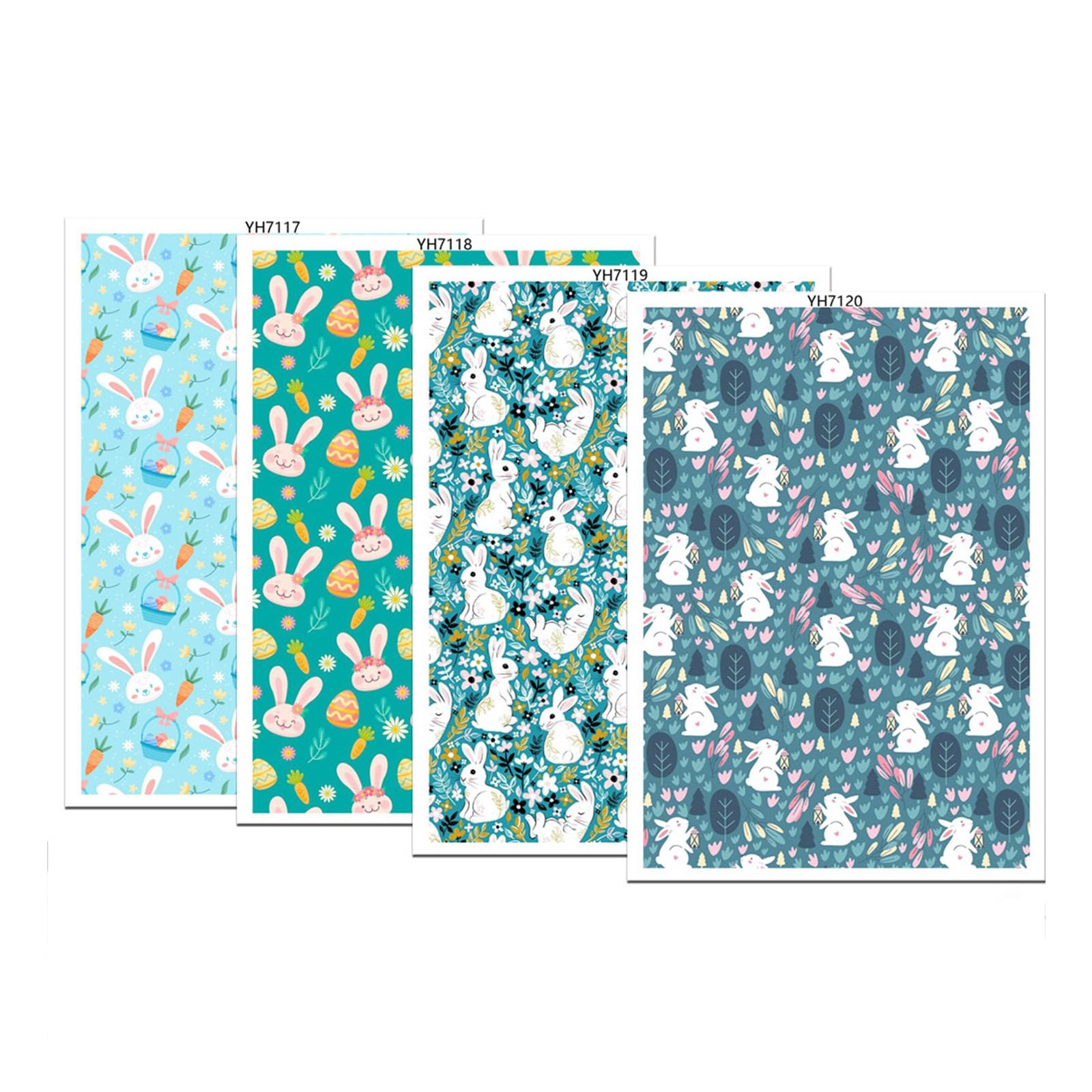 4 Sheets Flower Transfer Paper Sticker for Clay, Paper, Floral Sheets for Earring Making Pottery Earrings Sticker