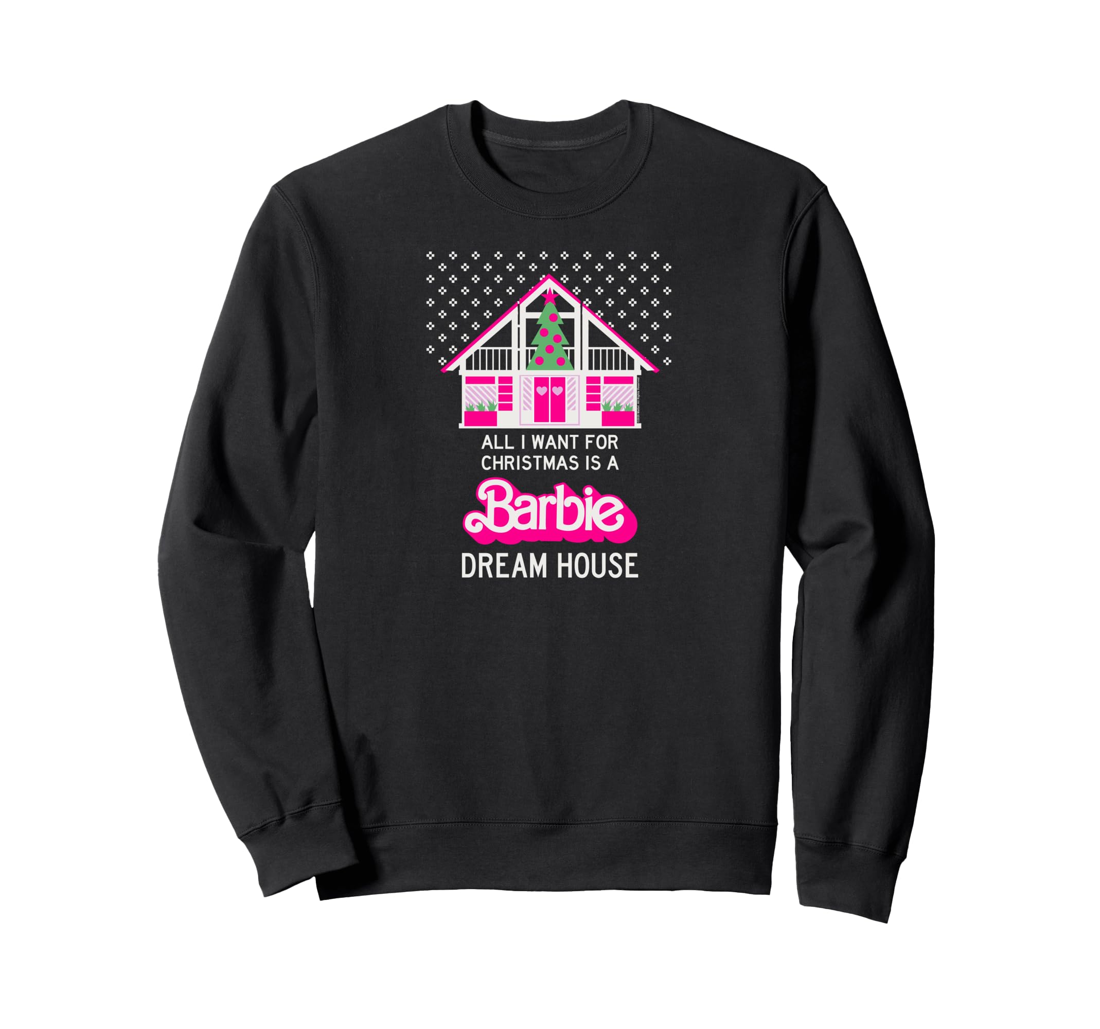 Sweat Barbie Christmas pour fêtes de fin d'année confort