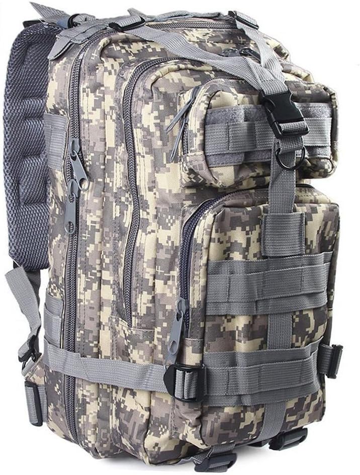 Military Tactical Backpack Small Army Backpack 3 Day Assault Pack Molle Bug Out Bag for Outdoor Hiking Camping Trekking Hunting Multiple Color (Camo, Small)