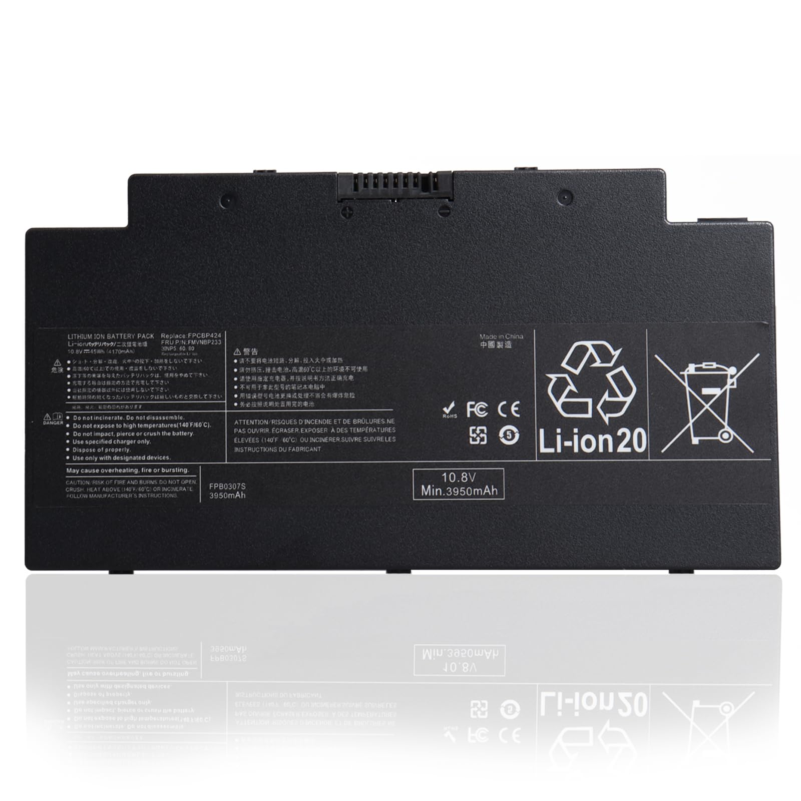 FPCBP424 Laptop Akku Kompatibel mit Fujitsu LifeBook A3510 A3511 A556 A556/G AH556 AH77/S AH77/M U536 Serie, Laptop Akku Ersatz für FPB0307S FMVNBP233 FMVWMA2B77 FMVA77MB