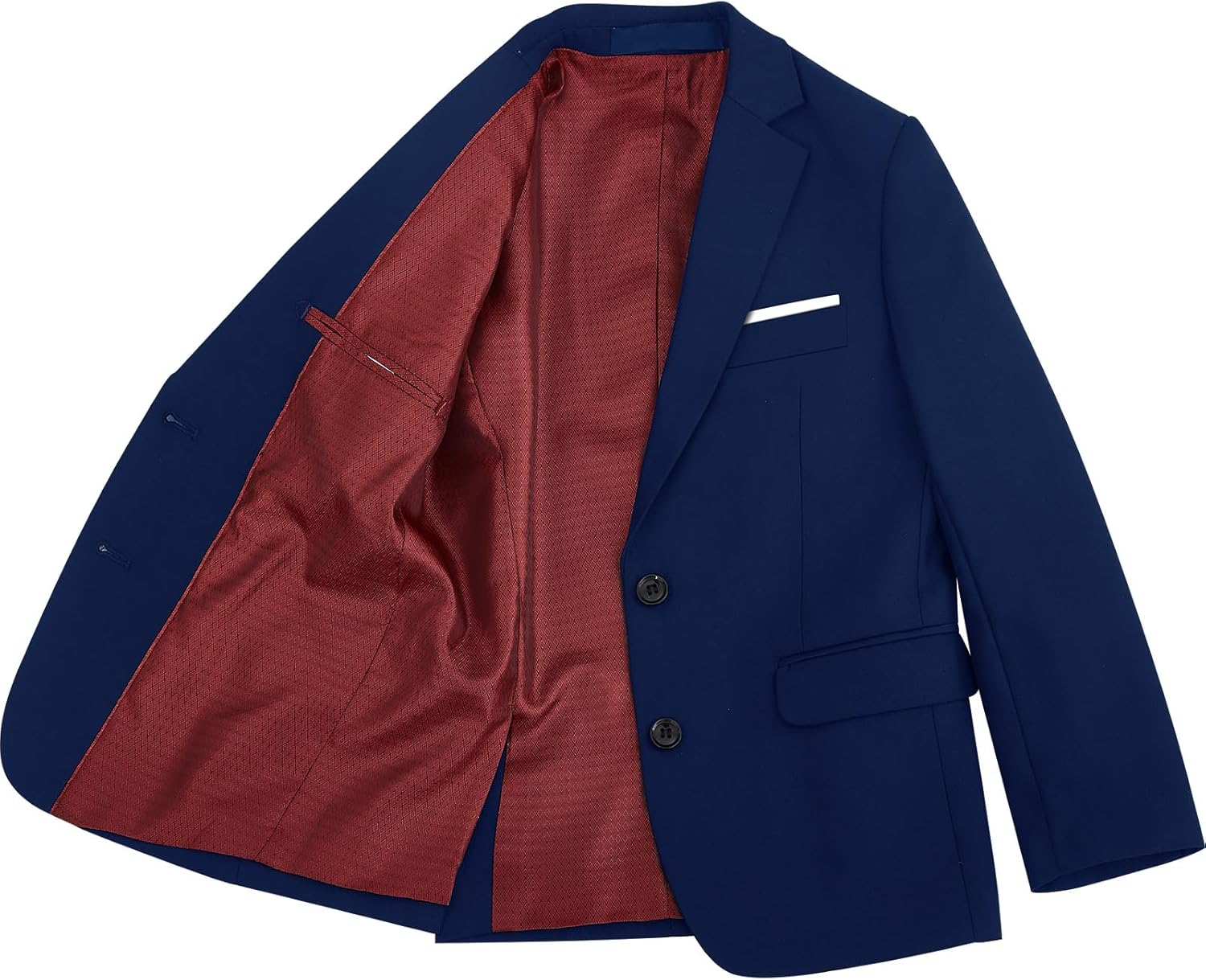 Boys Suit Set with Suspenders, Suit with 3 Versions-Regular, Slim and Husky - Image 6