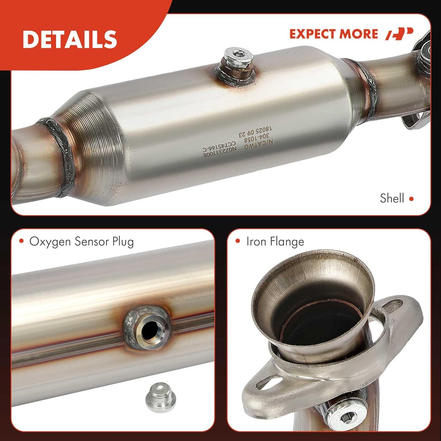 A-Premium Left and Right 2-PC Catalytic Converter Kit Direct-Fit Compatible with Ford F-150 F150 2015-2020 5.0L, EPA Compliant