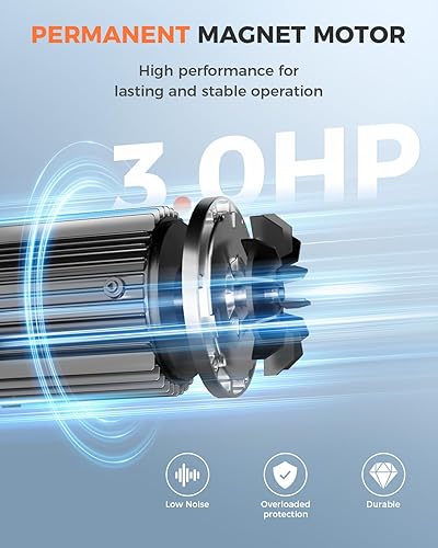 Miniatura 4 de Bomba de piscina de velocidad variable de 3 HP de 220-240 V, bomba de piscina para piscinas enterradas, 11359 GPH de alto caudal, potentes bombas de