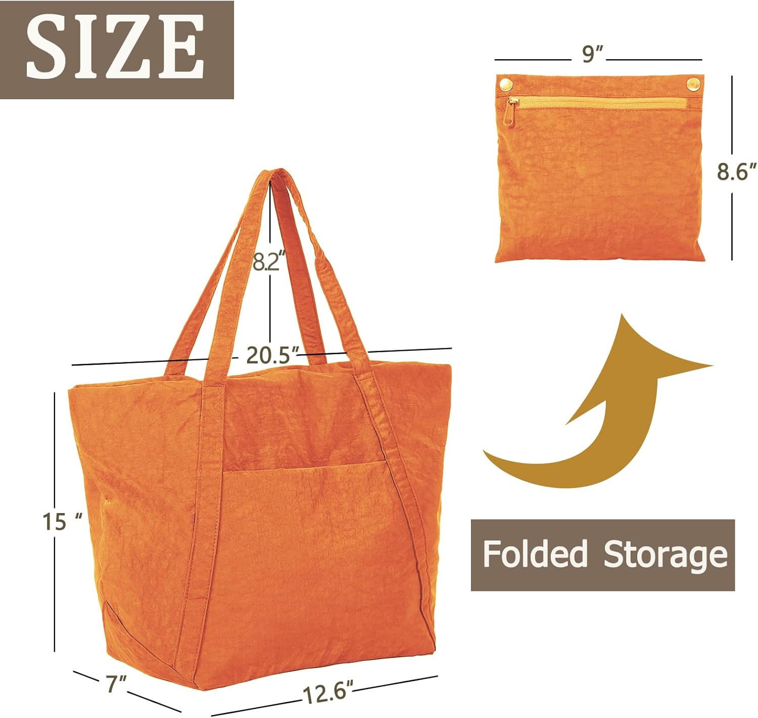 VODIU Large Tote Bag For Women, Travel Shoulder Bag Cloud Top Handle Handbag - Image 4