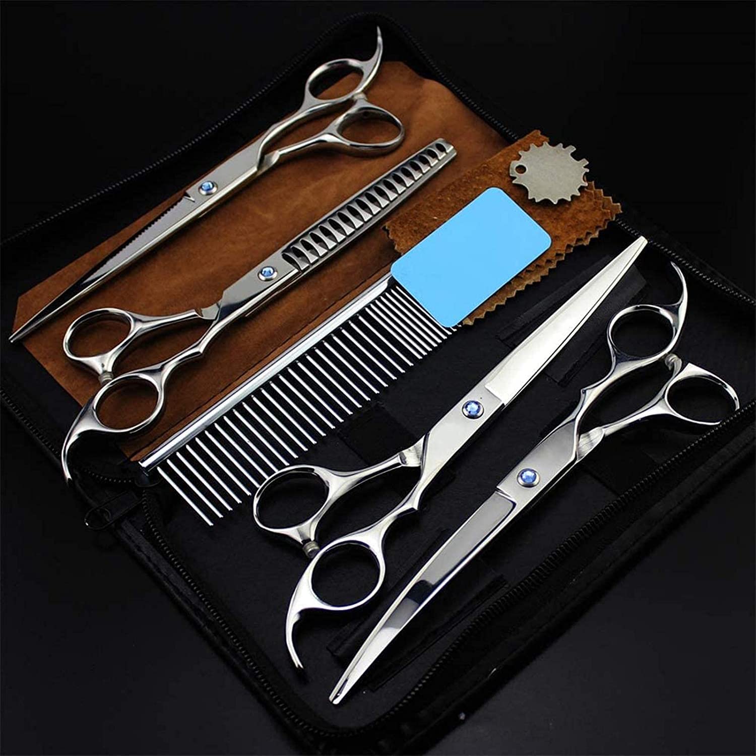 Tijeras Peluqueria Canina, Tijeras curvas de corte R Herramientas de corte Kit