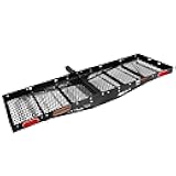 Rockland Steel Foldable Cargo Carrier with Reflectors, 750 LBS Capacity, 60