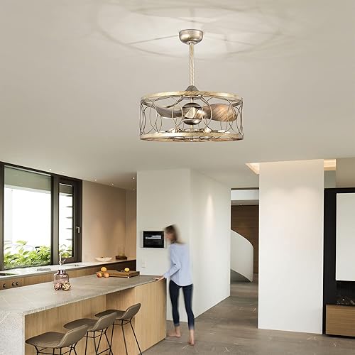 Miniatura 3 de Warehouse of Tiffany Aglae - Lámpara de araña de 25 pulgadas con acabado plateado antiguo, estilo moderno y contemporáneo con control remoto, grande