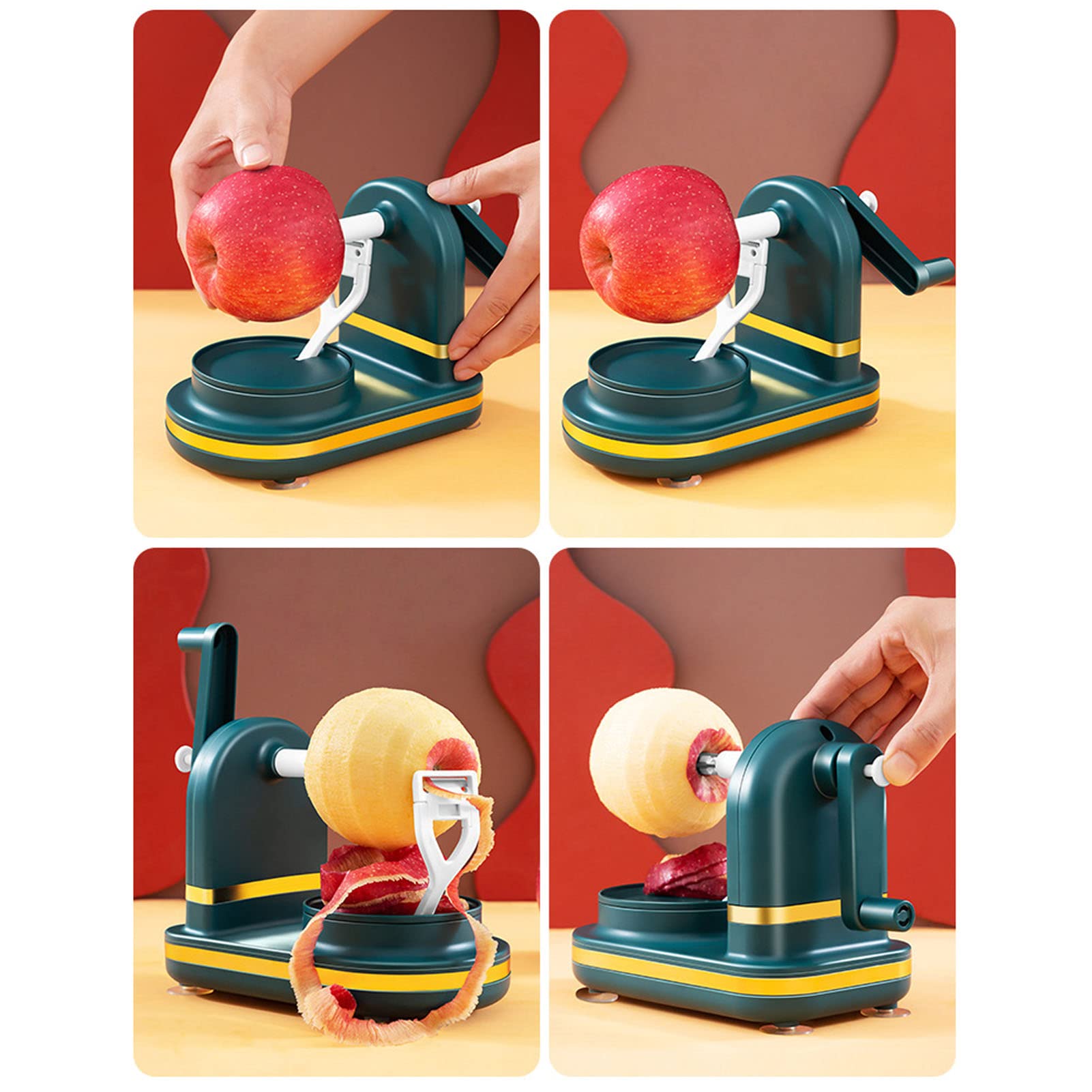 Appelschiller Corer, Roestvrijstalen Appelschiller, Snel Schillen