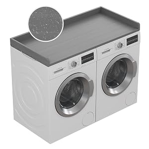 No-installation HDPE Washer Dryer Countertop Washer and Dryer Topper Covers for The Top Laundry Countertop Laundry Room Organization