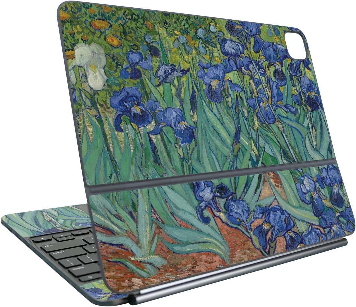 Keyboard Skin Compatible with Apple Magic Keyboard for iPad Pro 13" (M5) 2025 - Irises - Premium 3M Vinyl Protective Wrap Decal Cover - Easy to Apply | Crafted in The USA by MightySkins