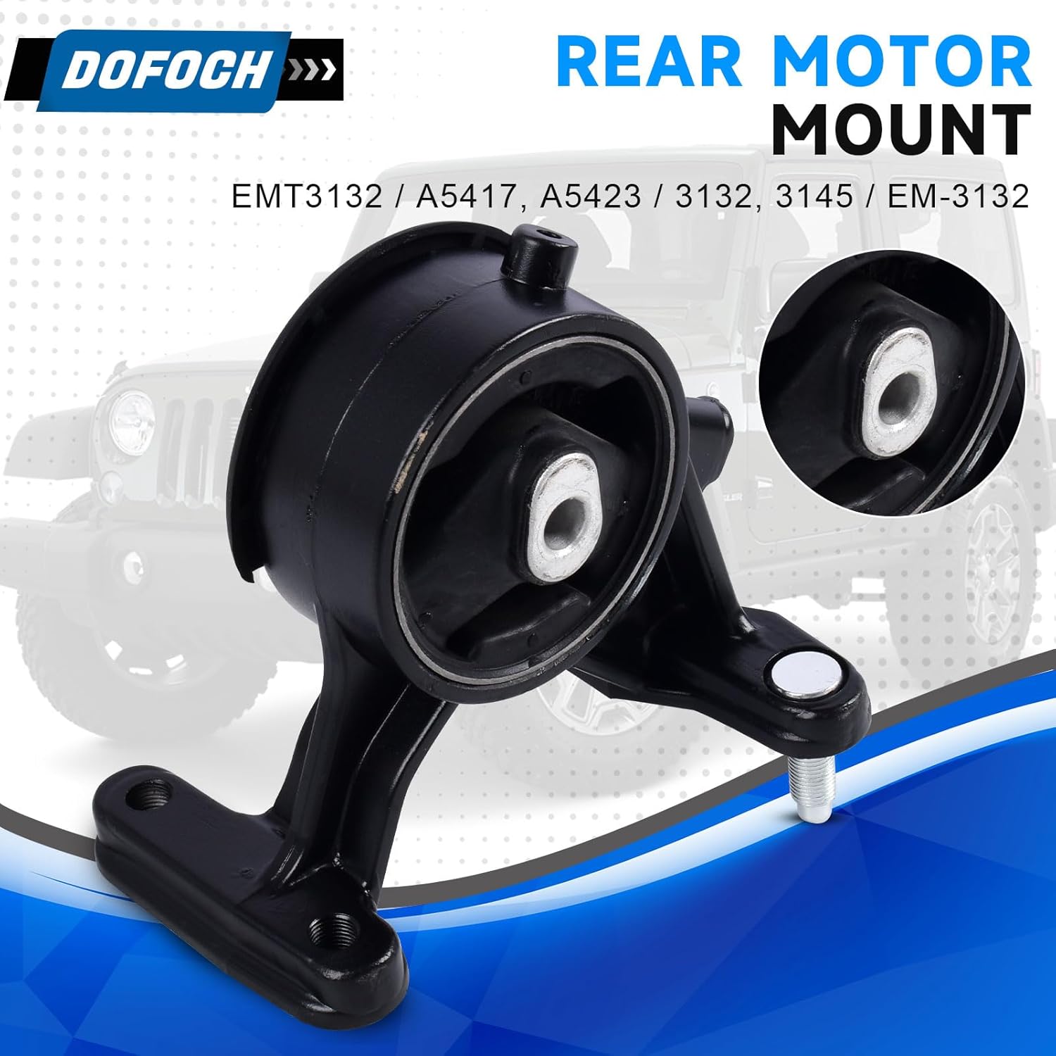 Engine Motor Mount & Trans Mount Fit for 2007-2012 Dodge Caliber 2007-2016 Jeep Compass Patriot 2.0L 2.4L Engine Replace# A5415 A5416 A5417 A5418 3131 3130 3145 3134